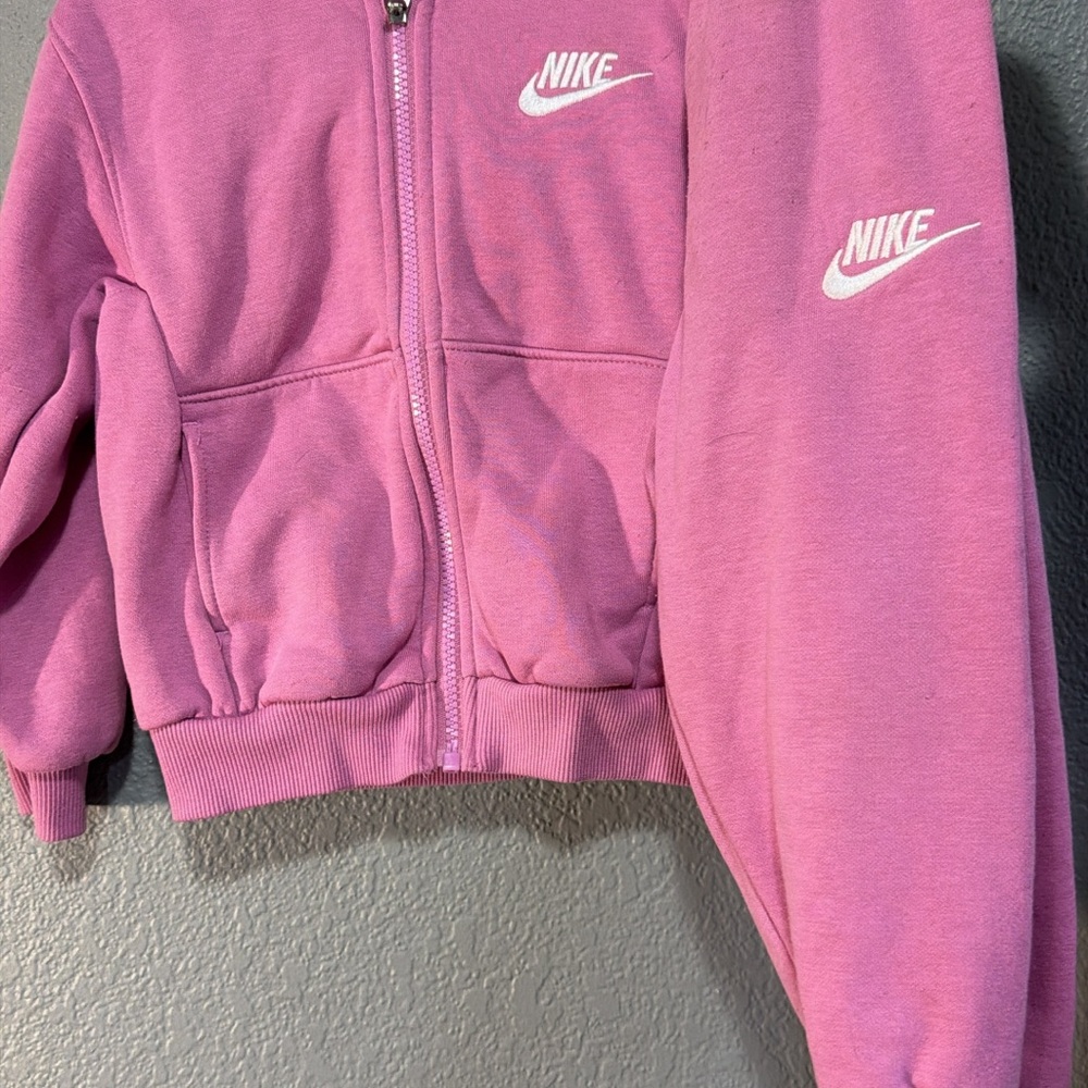 Nike Kids Pink Zip-Up Jacket set